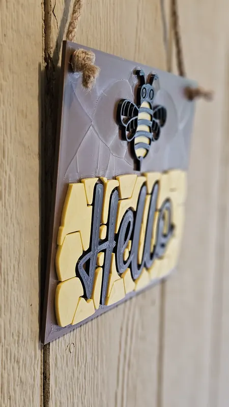 Decorative Craft Sign - 3D printed home decor sign